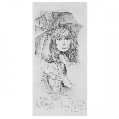1006 - Lotte mit Regenschirm